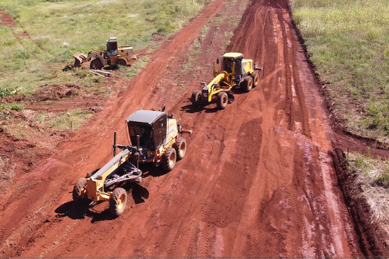 Avançam as obras do Distrito Industrial 